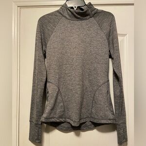 90 Degree By Reflex Gray Active Workout Sweater Size S